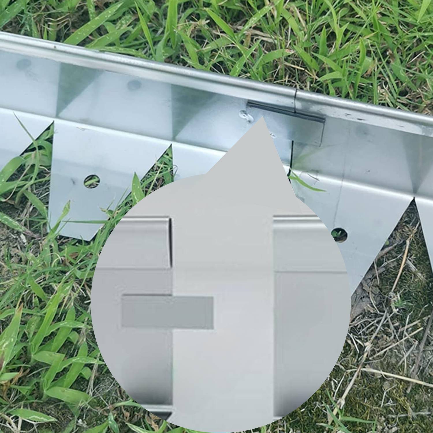 Stainless Garden Edging 50 mm (per metre)